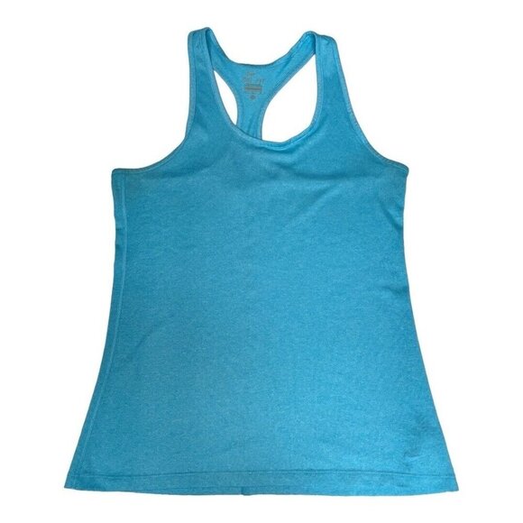 Nike Dri-Fit Womens Racerback Tank Top~Size M~Sky Blue Athletic Workout Tee - Picture 5 of 9